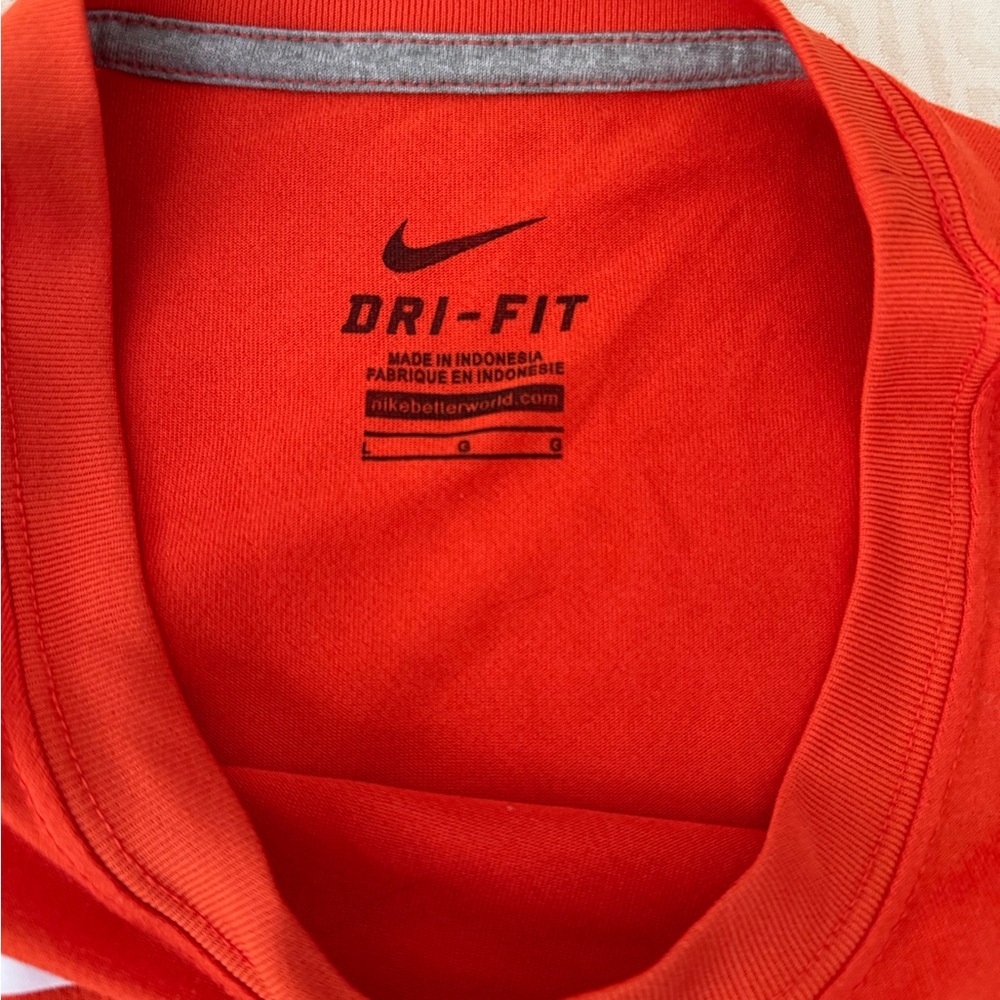 Nike Dri-FIT Bright Orange Tee